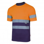 Camiseta técnica bicolor de alta visibilidad VELILLA Serie 305506