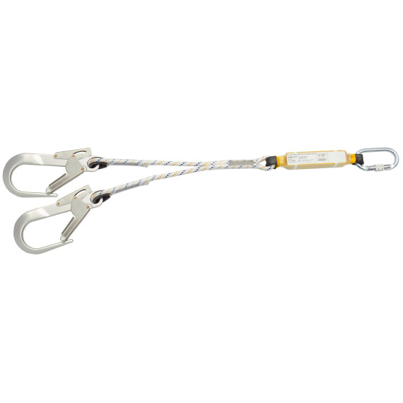 Double élément d'amarrage "In and" Energy Absorber pour ABM Scoffer et Hook 50mm - EN 354, EN 355, EN 362 (REF BW220 + AZ022)