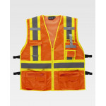 Colete com fluor com sistema especial de workteam