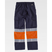 Pantalon droit de la visibilité haute avec poches inclinées