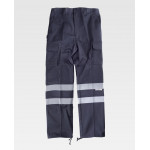 Pantaloni multipocket con rinforzo alle ginocchia e culler WORKTEAM Combi C4016