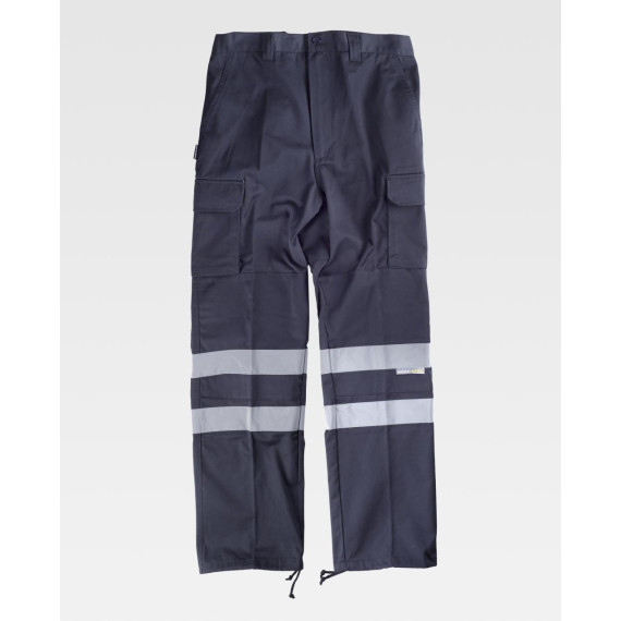 Multi-ball trousers with knee reinforcement and bodywork WORKTEAM Combi C4016