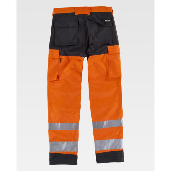 Pantaloni ad alta visibilità tripli cuciti
