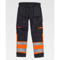 Kombinierte dreifache Nähenhose mit reflektierenden Bändern