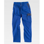 Pantalón industrial bicolor con bolso de espátula doble WORKTEAM Future WF1500