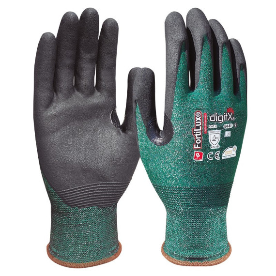 Guantes anticorte B  de espuma de nitrilo con refuerzo DIGITX FortiLux