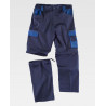 Pantalón industrial desmontable con refuerzo WORKTEAM Future WF1850