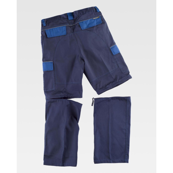 Removable industrial pants with reinforcement WORKTEAM Future WF1850
