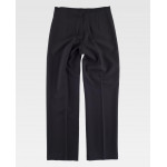 Pantaloni da lavoro dritti per donna senza tasche WORKTEAM B9016