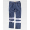 Regular fit jeans with reflective WORKTEAM Combi B4007.
