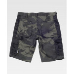 Bermuda kombiniert mit Camouflage-Muster WORKTEAM Sport S8516