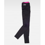 Leggings alla caviglia a vita alta rinforzati da interno WORKTEAM Sport
