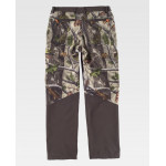 Pantalón Workshell combinado con motivos vegetales WORKTEAM Sport S8365