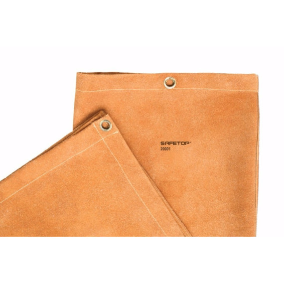 Vêtements de soudeuse de couverture en cuir