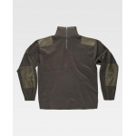 Maglione a collo alto in punto spesso WORKTEAM S5501 con rinforzi
