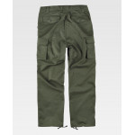 Heavy duty industrial pants with adjustable drawstring WORKTEAM B1416