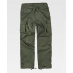 High resistance industrial pants with adjustable drawstring WORKTEAM B1416