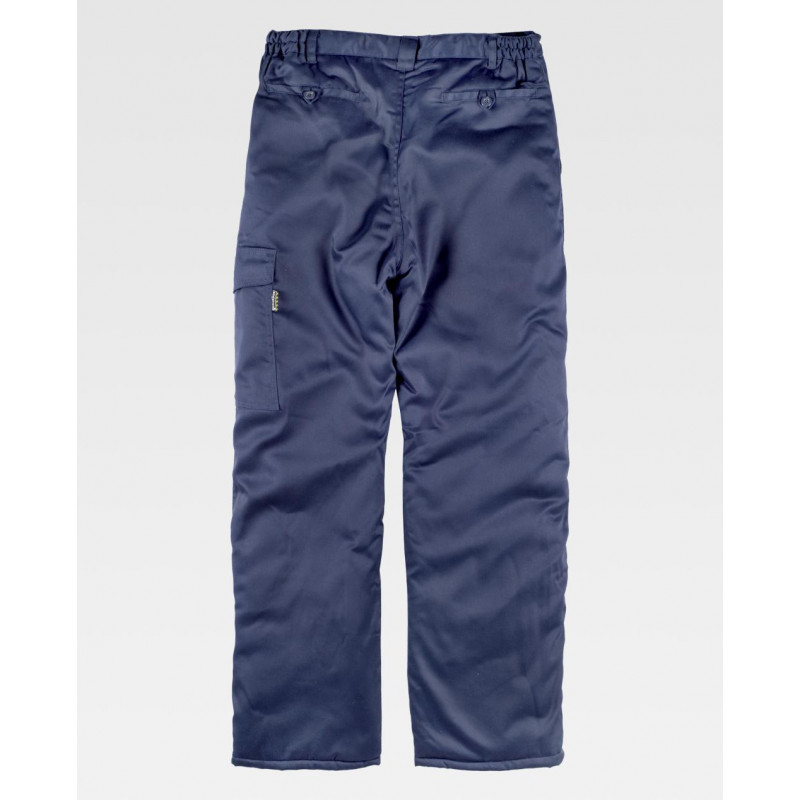 Industrial pants against the cold with padded lining WORKTEAM B1410