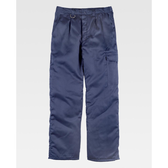 Industrial pants against the cold with padded lining