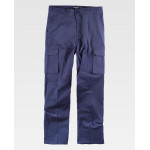 Straight and elastic Workteam trousers