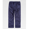Pantalón recto de algodón ligero y cintura elástica WORKTEAM B1456