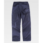 Pantalon droit multipoches en coton épais WORKTEAM B1455