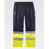 Fireproof protective pants with reflective-fluorescent tape WORKTEAM B1491