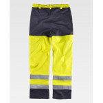 Calças ignífugas para soldadura de alta visibilidade WORKTEAM Work Flame B1492