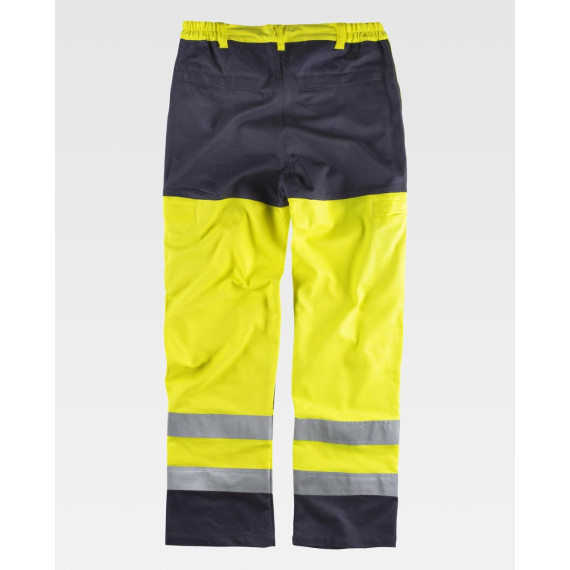 Pantalón ignífugo para soldadura de alta visibilidad WORKTEAM Work Flame B1492