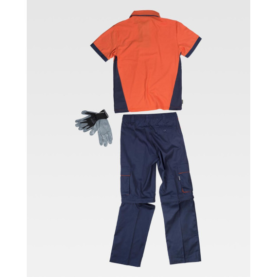 Conjunto combinado con pantalón desmontable WORKTEAM Combi WSET1465