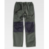 Pantalón multibolsillos con rodilleras a contraste WORKTEAM Combi B1411