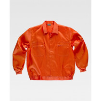 Basic jacket with nylon zipper closure