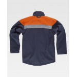 Workshell Fluor jacket with WORKTEAM S9505 reflective tape with high thermal capacity