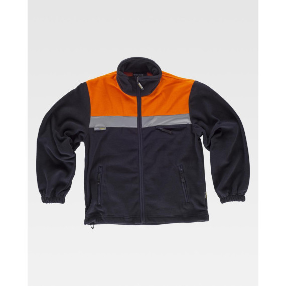 Veste polaire haute visibilité et taille réglable WORKTEAM C4020