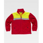 Polar de alta visibilidad con pieza ajustable (verde y rojo) WORKTEAM C4030
