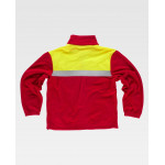 Poltrone ad alta visibilità con pezzo regolabile (verde e rosso) WORKTEAM C4030