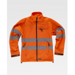 Hohe Sichtbarkeit Workshelljacke mit reflektierendem
