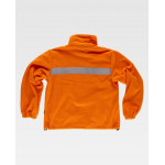 Buzo polar fluorescente combinado de alta visibilidade e gola alta WORKTEAM C4040