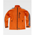Veste avec rabat de protection intérieur