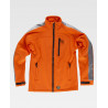 Jacket with inner protective flap WORKTEAM S9530 Workshell Fluor