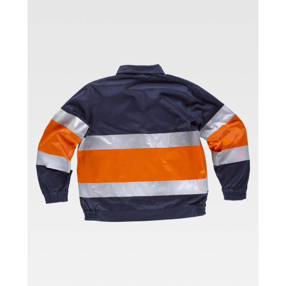 Jacket combined with High Visibility with reflective tapes WORKTEAM C4119