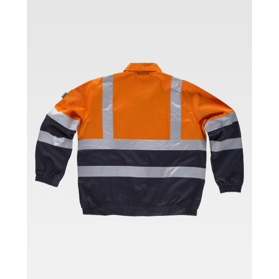 Veste de travail en couleur contraste avec zip caché WORKTEAM C3211
