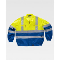 Hohe Sichtbarkeit kombinierte Jacke