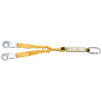 Elemento amarre doble cinta elástica con absorbedor energía para andamios ABM SCF - EN 354, EN 355, EN 362 (ref. BW260+AZ002)