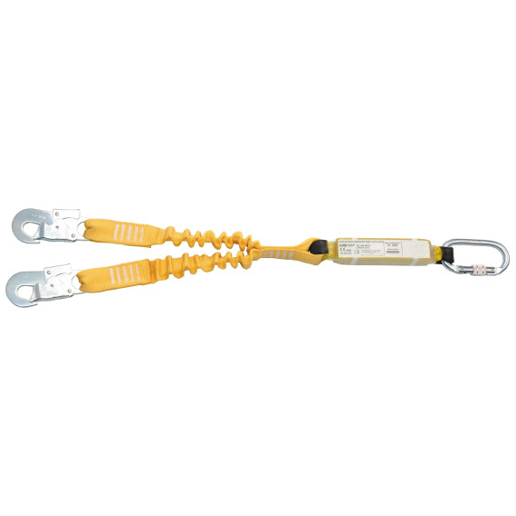 Elemento de amarração Fita dupla elástica com absorvedor de energia para ABM Scaffold - EN 354, EN 355, EN 362 (Ref. BW260 + AZ0