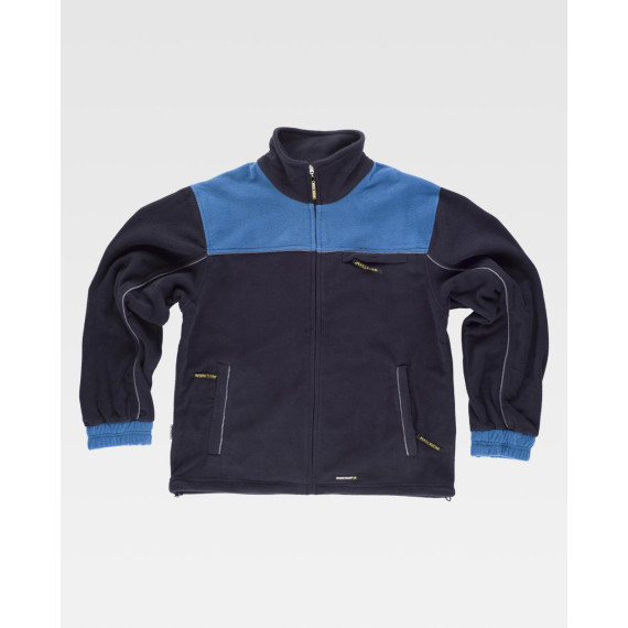 Chaqueta polar combinada con vivos reflectantes WORKTEAM Future WF1800