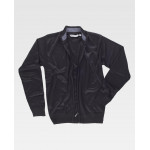 Giacca in maglia fine con zip WORKTEAM S5603
