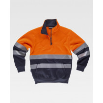 High Sichtbarkeit High Neck Sweatshirt
