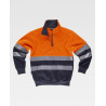 Sudadera con cuello alto de Alta Visibilidad WORKTEAM C3839
