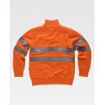 WORKTEAM Fluor Half Zip Turtleneck Sweater C5508